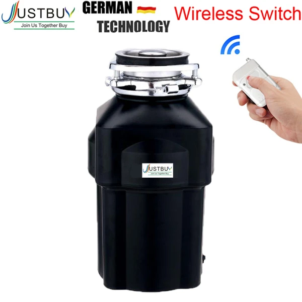 WirelessSwitch Электродвигатель переменного тока 450 Вт измельчитель пищевых отходов кухонный измельчитель для мусора измельчитель из нержавеющей стали с воздушным переключателем - Цвет: WirelessSwitch
