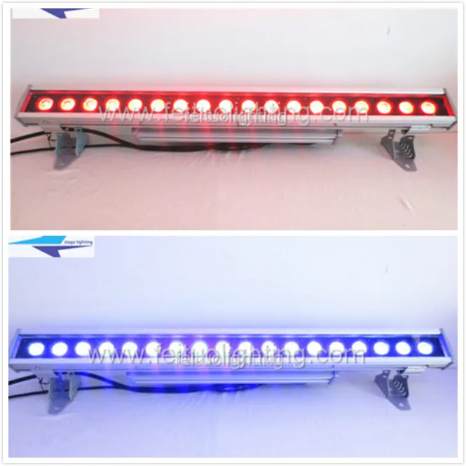 E-12/комплект Led настенная балка, шайба свет IP65 18x18 Вт rgbwa+ УФ точка управления пикселей DMX512