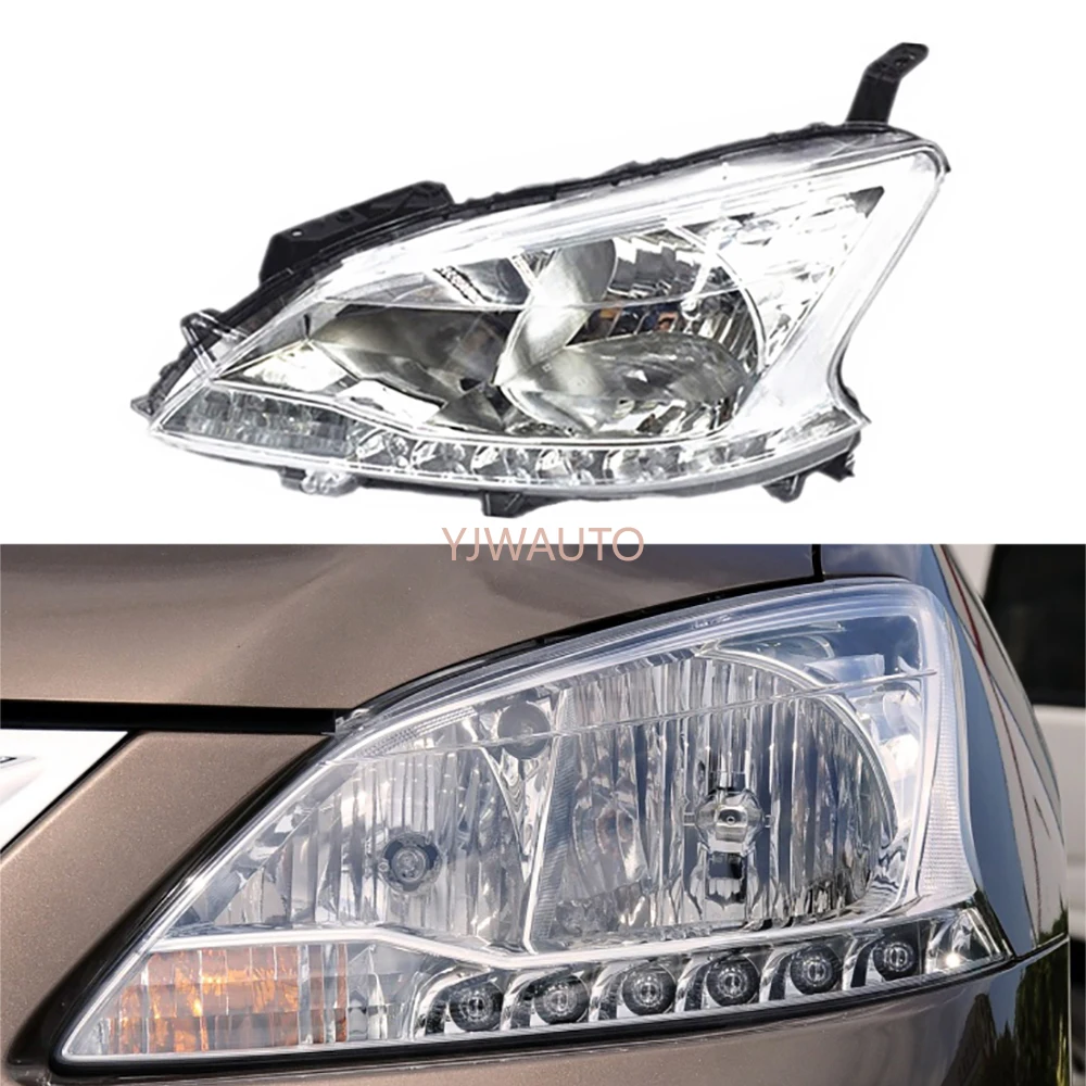 

Headlights For Nissan Bluebird Sylphy 2012-2014 Headlamp Assembly Daytime Running Light Auto Whole Car Light Assembly