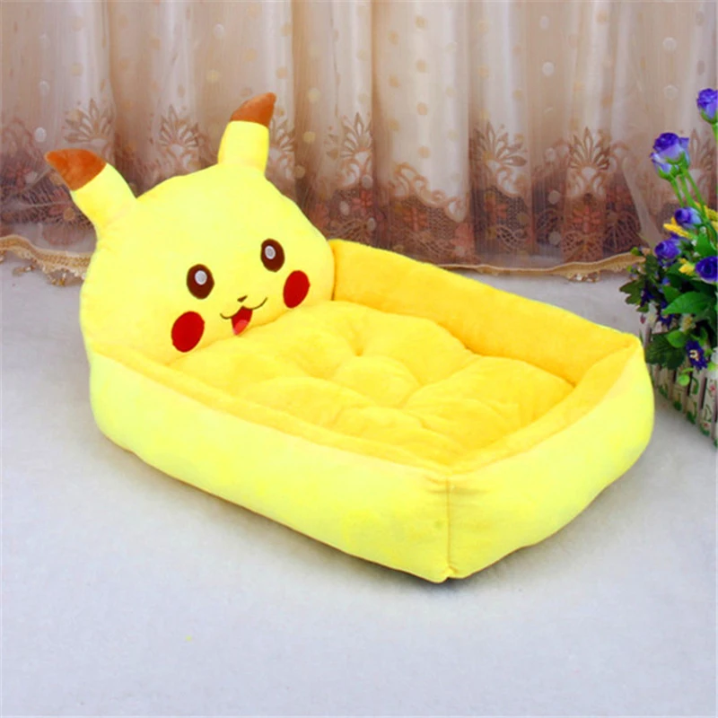 Милый totoro stitch Pikachu коврик для кровати собаки в форме милых животных одеяло для питомца диван съемный теплый питомник домик для кошки гнездо для дома QF01