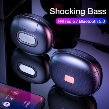 

KUSDO Bluetooth Speaker Potable Wireless Loudspeaker Sound System 3D Stereo Music Surround Outdoor Speaker Support FM TFCard