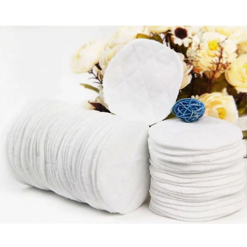 

10 Pcs New Bamboo Breast Pad Nursing Pads For Mum Washable Waterproof Feeding Pad Bamboo Reusable Breast Pads