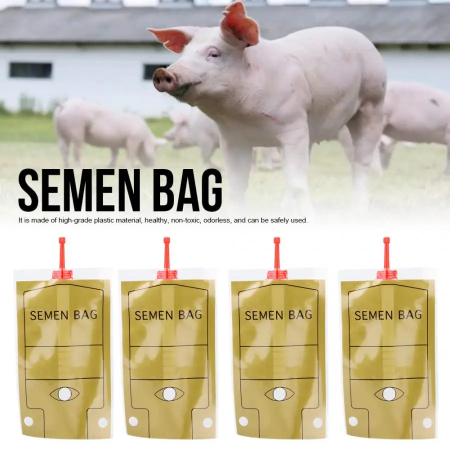 Мешок для осеменения 50 шт 100 мл одноразовый пластиковый мешок для осеменения свиньи Семен ветеринарное оборудование мешок для свиньи Семен