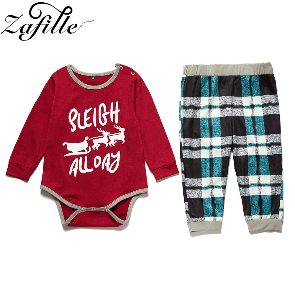 

ZAFILLE Christmas Romper Sets Winter Long Sleeve Chirtmas Tree Print Romper For Newborn Baby Girl Clothes Christmas Boy Jumpsuit
