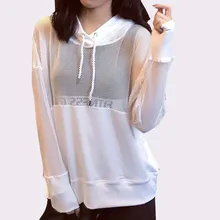 Женские спортивные рубашки быстросохнущая Йога Топ Одежда для гимнастики с капюшоном фитнес дышащая Спортивная одежда для бега Спортивная рубашка куртка