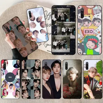 

NBDRUICAI Kpop exo Black TPU Soft Rubber Phone Cover for Redmi Note 8 8A 7 6 6A 5 5A 4 4X 4A Go Pro Plus Prime