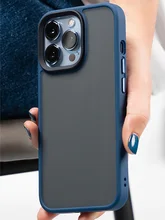  Soft Silicone Shockproof Bumper Case For iPhone 11 12 13 14 Mini Pro XS Max Translucent Cover 7 8 Plus X XR SE Matte Funda Shell 