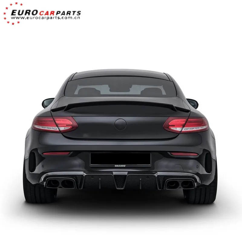 Спойлер C63 coupe для C-class W205 2014-2012 года до B-style спойлер из углеродного волокна C63s |
