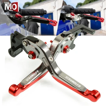 

Motorcycle Accessories CNC Aluminum Adjustable Folding Extendable Brake Clutch Levers For DUCATI Scrambler Desert Sled 2017-2018