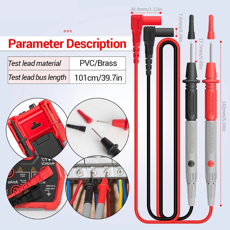 AN82 Professional Digital Multimeter 9999 Counts True RMS NCV Tester Multimetro E5BE | Инструменты
