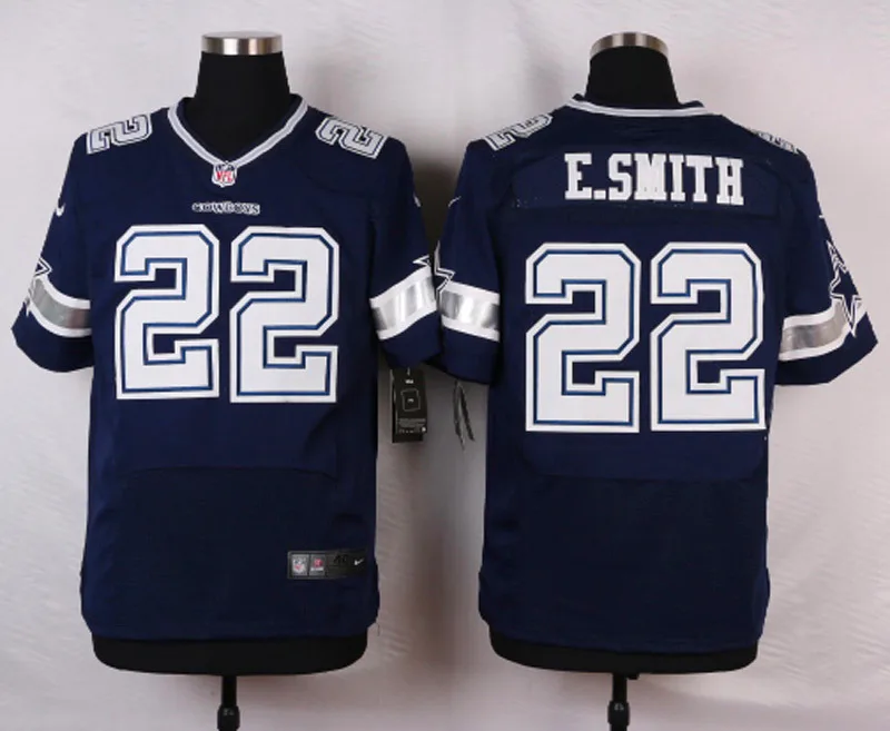 Красный Стилизованный, высокое качество, Dallas s Emmitt Smith мужской Джерси - Цвет: Красный