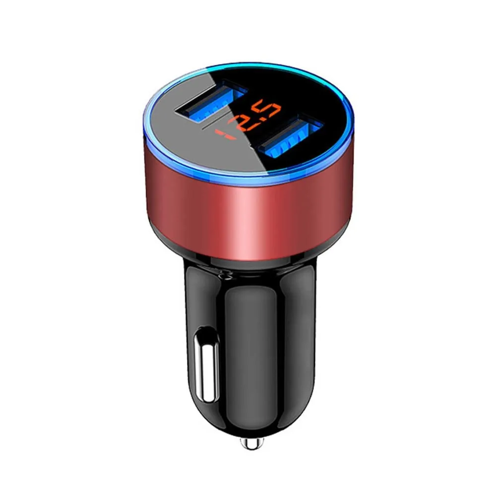 Автомобильное зарядное устройство для телефона двойной USB 3.1A адаптер