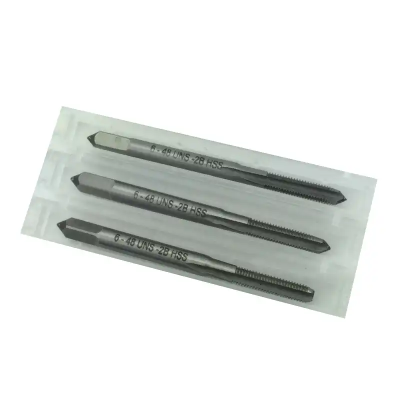 3* 6-48 UNS 3 Flute HSS Tap High Speed Steel Metalworking Hand Tools Supplies