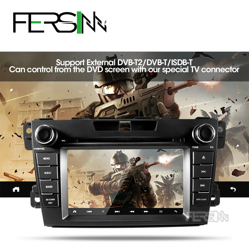 Flash Deal Fersinny android 9.0 car dvd  for Mazda CX-7 2008 2009 2010 2011 2013 2013 2014 2015  gps navigation radio video player 5