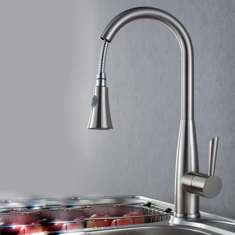 

Benefit Margin Full Copper Extraction Pull Cold Hot Water Vegetable Basin Pumping Pull Kitchen Water Tank Faucet