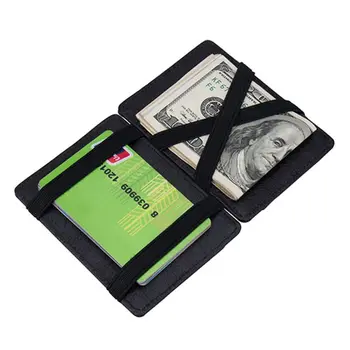 

Slim Cowhide Leather Credit Card Holder Cards Case Pocket Wallet Organizer