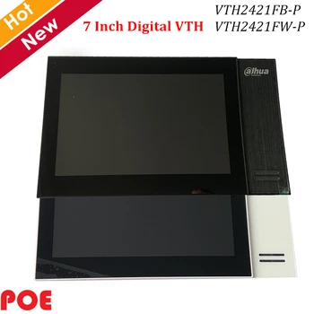 

Dahua Video Intercoms IP Digital 7" TFT Touch Screen Embedded 8GB SD card and POE VTH2421FB-P VTH2421FW-P Doorbell Accessory
