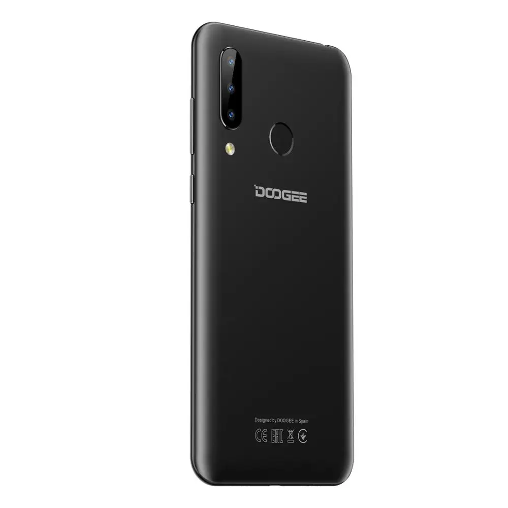 DOOGEE N20 4G 64GB 6,3 дюймовый экран капли воды 3 задняя камера Android 9,0 пирог Восьмиядерный отпечаток пальца ID 4350mAh 4G LTE смартфон