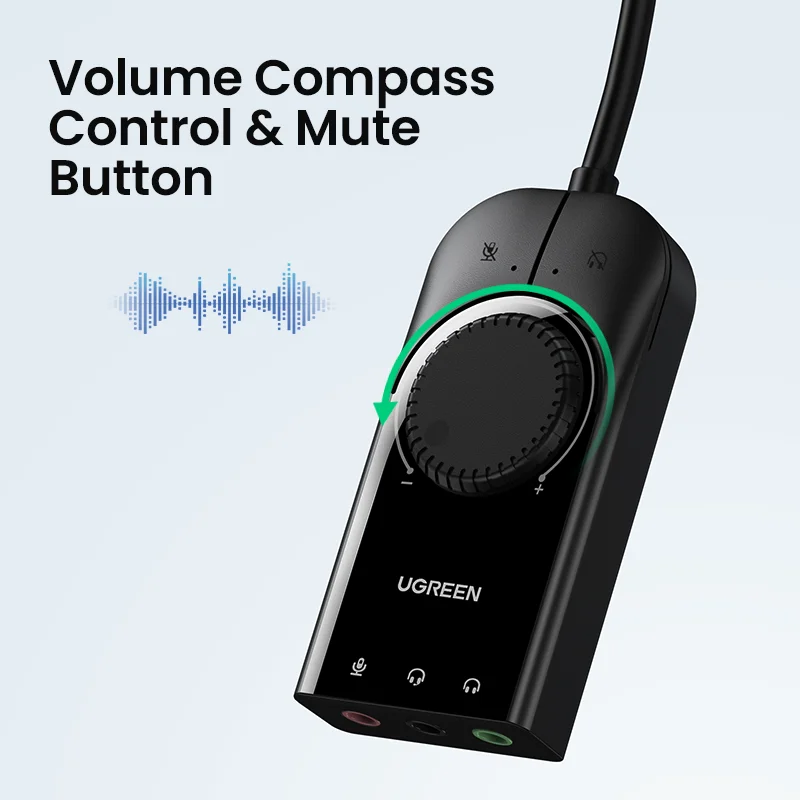 Ugreen Sound Card Usb Audio Interface 