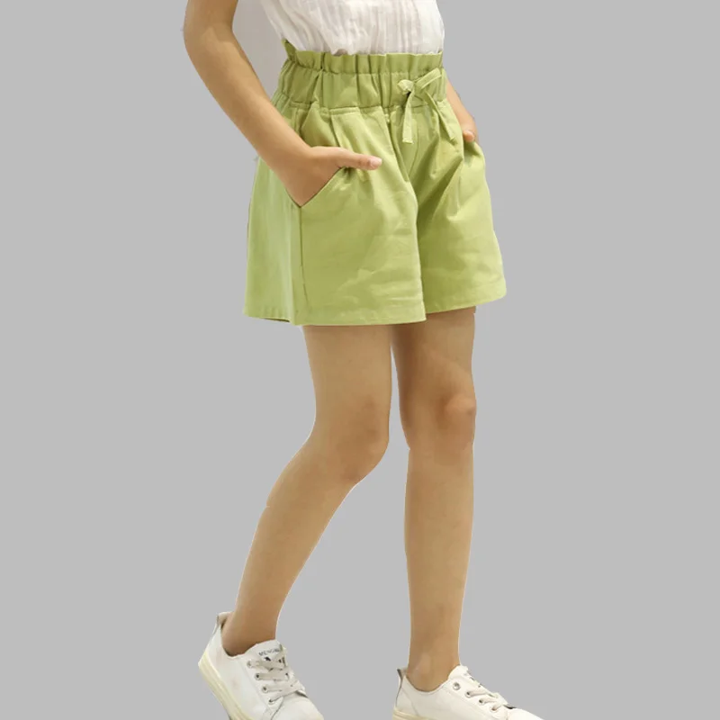 summer pants girl short cotton fille shorts for teens active short