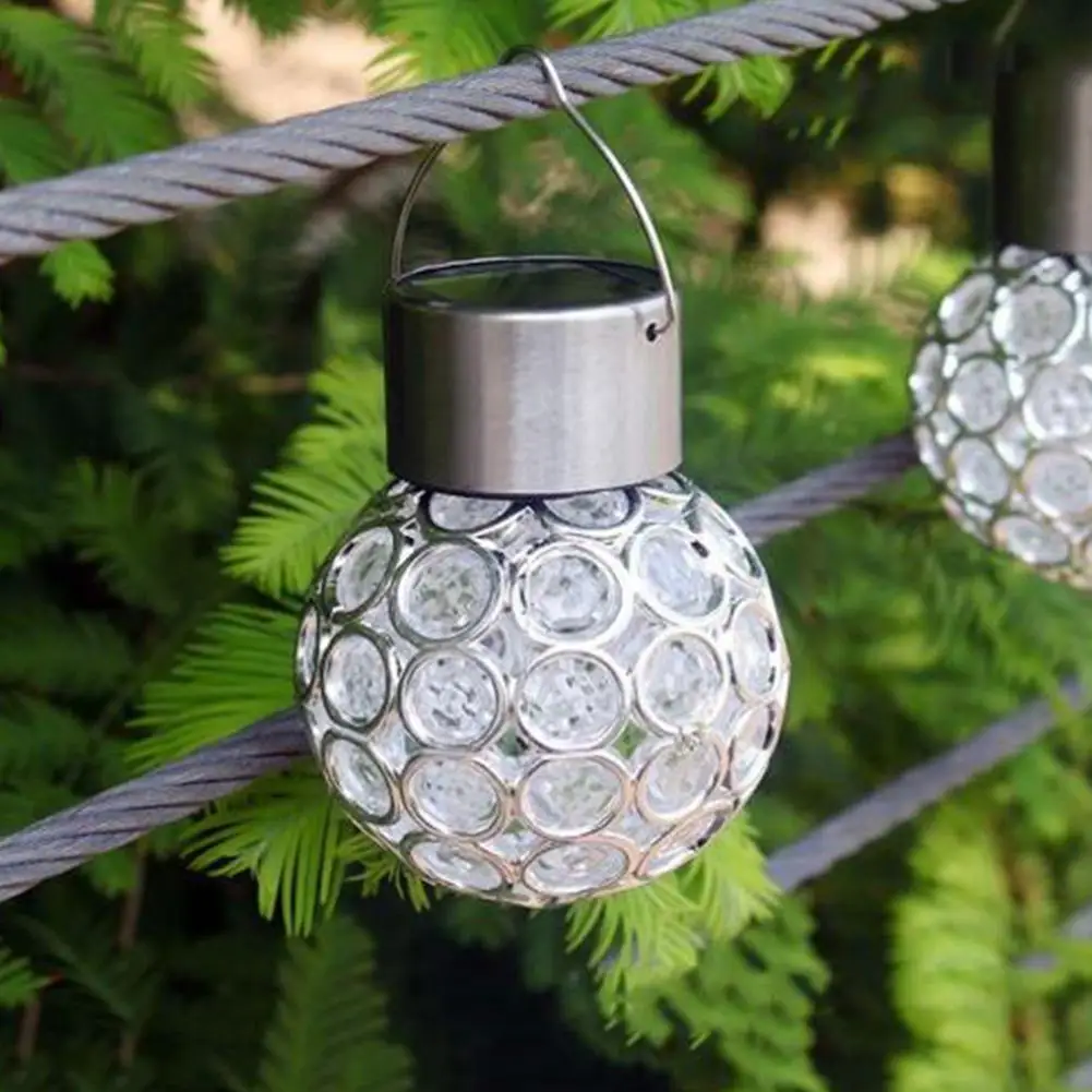 

GloryStar LED Solar Powered Hollow Out Waterproof Light Control Pendant Lamp for Outdoor Decor