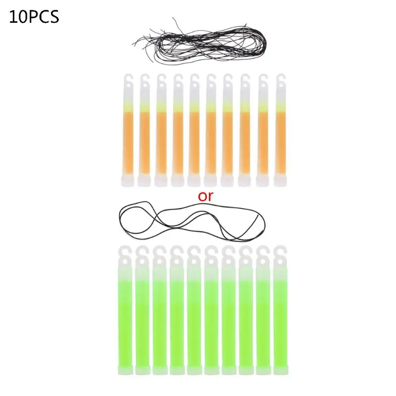 10pcs/set SnapLights Industrial Grade Glow Sticks Ultra Bright with 12 Hour Duration | Спорт и развлечения