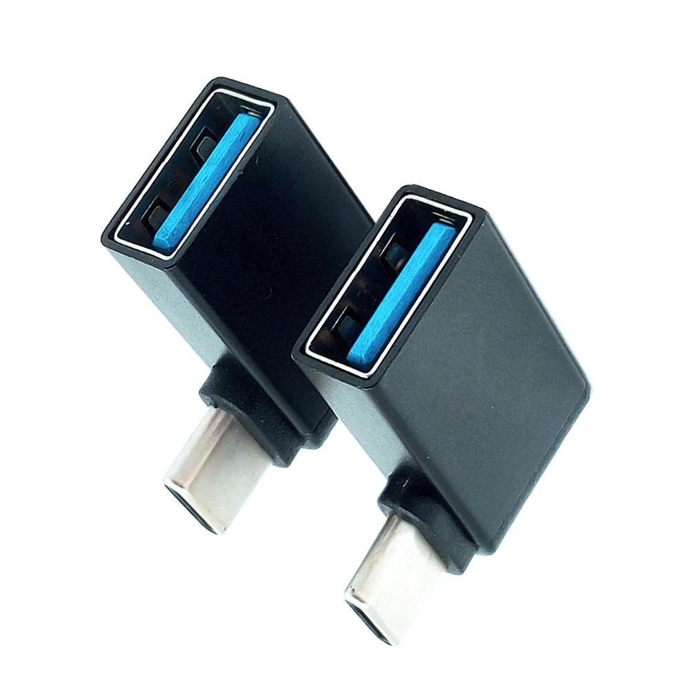 90 градусов USB C Тип &quotпапа&quot в 3 0 Женский адаптер OTG конвертер для ноутбука ваш