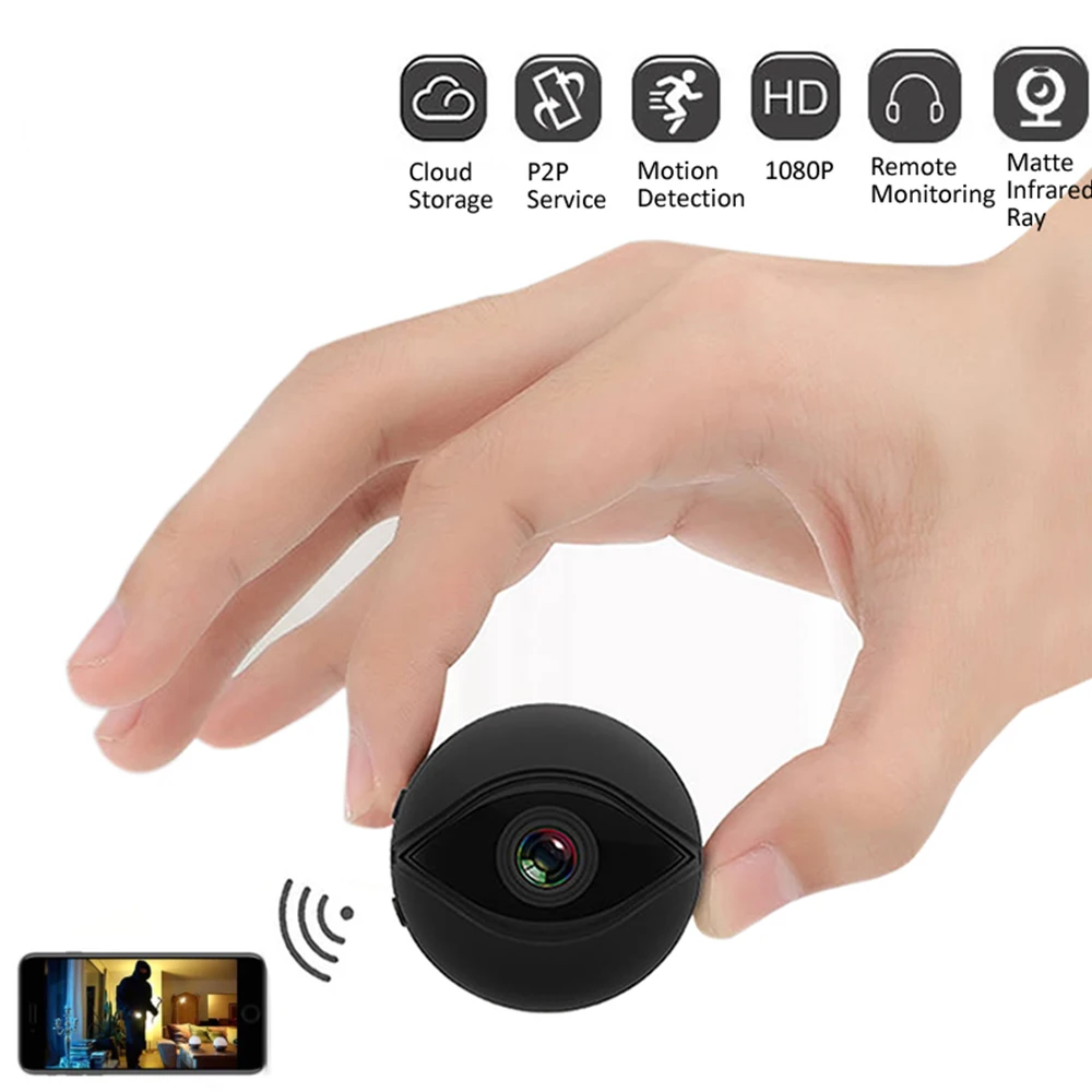 

A10 Mini WiFi Camera 1080P HD IR Night Vision Home Security IP Camera CCTV Motion Detection Baby Monitor Wireless DVR Camcorders