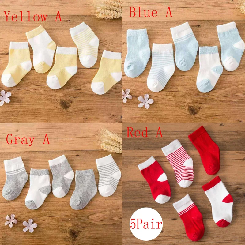 Cheap Newborn-Baby Socks Girls And Warm 0-1-Year-Old Boys Cotton 5pair/Lot dV5oObMG0