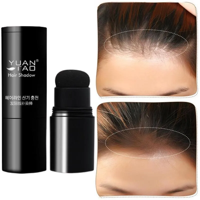 Polvo de línea de pelo en 3 colores, sombra de pelo a prueba de agua, polvo con Control de bordes, maquillaje, corrector de pelo, cubierta para el cabello