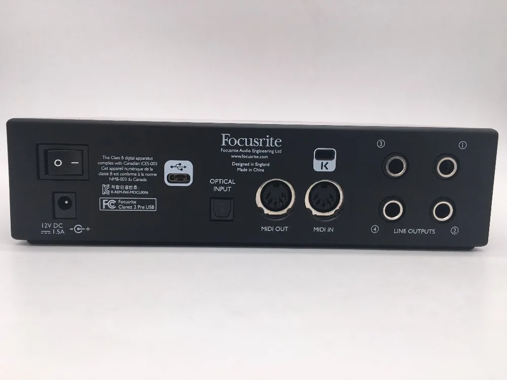 Focusrite carett 2Pre USB Запись Звуковая карта 10 в 4 выхода аудио интерфейс для записи музыки организация