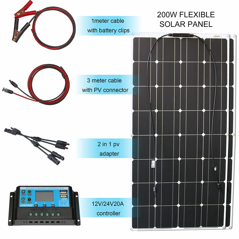 ตัวเลือกสินค้า แผงโซลาร์เซลล์ยืดหยุ่น 12V ชาร์จแบตเตอรี่ได้ทุกที่