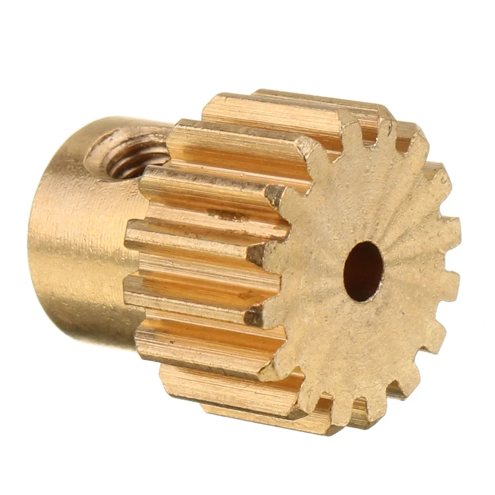 SG 1603 1604 UDIRC 1601 RC Car Spare Copper Motor Gear 16T 0.6M 1603-036 Vehicles Model Parts
