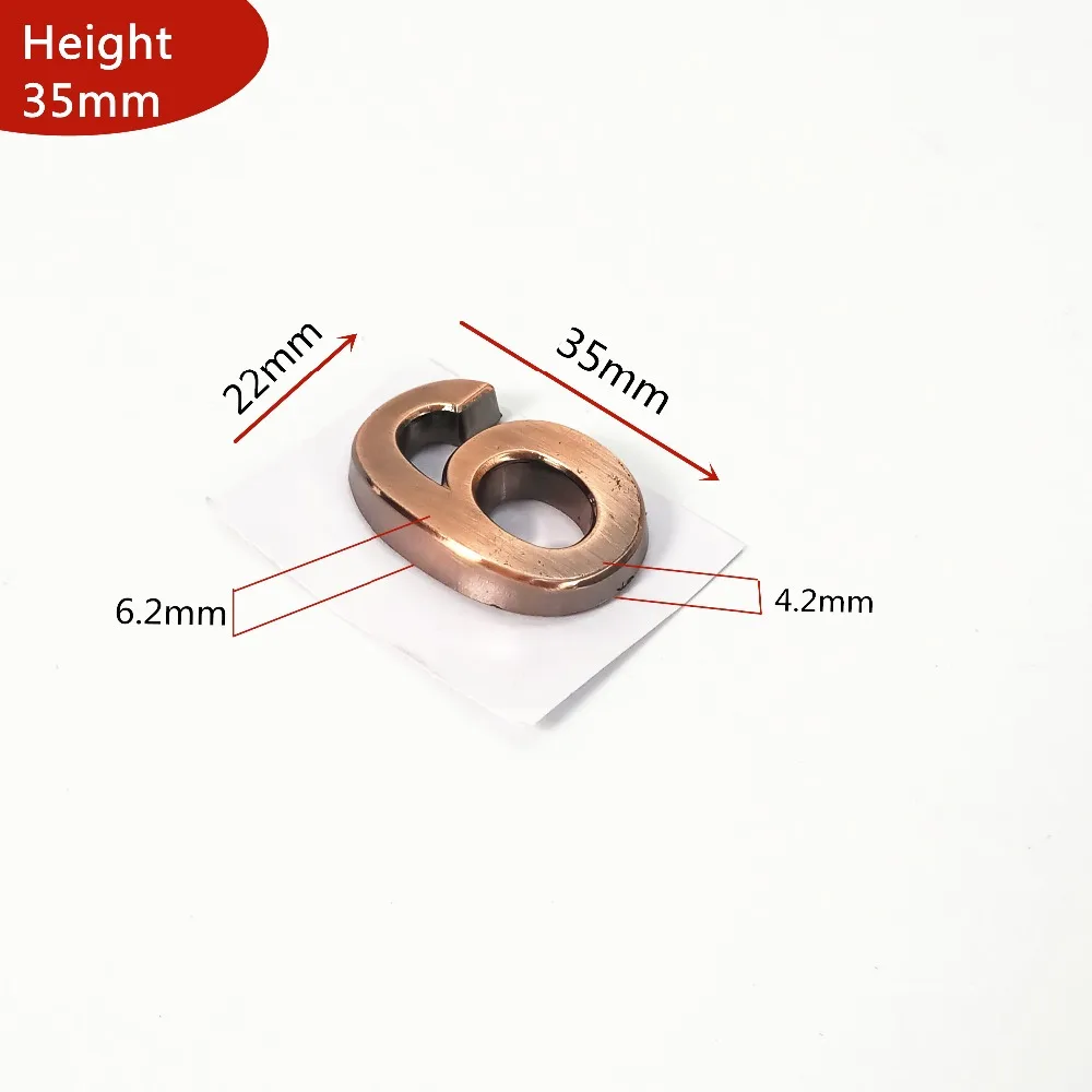 红古塑料门牌4个规格=3.5cm