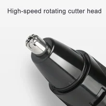 Горячая распродажа мужской триммер для волос в носу из нержавеющей стали электрическая бритва для носа и бороды Триммер для бровей