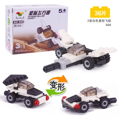 608with original box Оригинальные мини-перевозки собранные блоки моделей автомобиля здания совместимый город полицейский самолет из кубика playmobil игрушки - Цвет: 608with original box