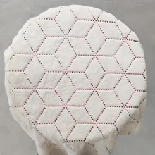 5 метров искусственный мех с бархатным узором в горошек трехмерная бронзовая плюшевая одежда Текстиль для дома ткань ширина 160 см(270 г/㎡