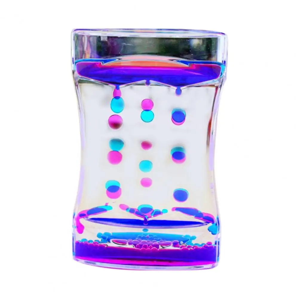 Liquid Timer Fun Decompression Bright Color Liquid Movement Bubble Dripping Oil Hourglass Dropshipping 2