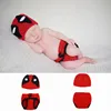 Crochet Knit Newborn Baby Costume Girls Boys Photography Props Accessories Infant Handmade Clothes Toddler Coming Home Outfits 4