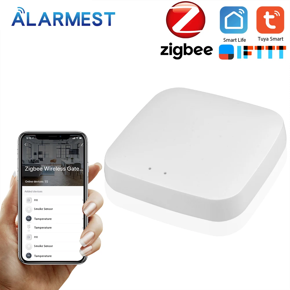 

ALARMEST Tuya Gateway Hub Smart Home Device Support add APP Gateway Power by Tuya