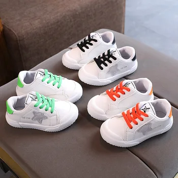 

Hot sales Lovely cool baby sneakers soft high quality lace up baby casual shoes classic fashion girls boys tennis shoes