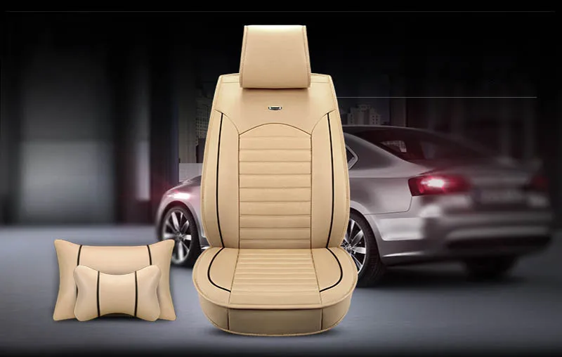 Кожаный чехол для автомобильного сиденья GEEAOK renault fluence ford focus mercedes vw polo Hyundai Skoda peugeot