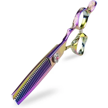 

Barber Scissors Hair Thinning Shears Self-Sharpening Convex Blades Right Hand Hair Stylist Shears