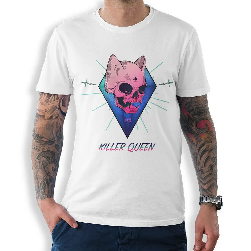 

Jojos Bizarre Adventure Anime T Shirt Killer Queen Premium Cotton Tee