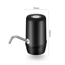 Бытовой двухмоторный насос для бутыля с водой Электрический диспенсер для воды зарядка через usb автоматический насос для питьевой воды аксессуары для дома