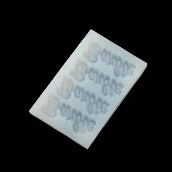 

Cute Straw Hat Letter Charm Pendant Silicone Resin Molds Jewelry Making Tools 634D