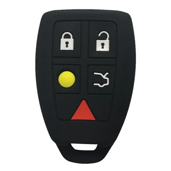 

Silica Gel Car Key Cover Case For VOLVO S40 Ll C30 C70 A93 Porta Llaves Pared Casa Car Mercedes Key Cover For Car Keys