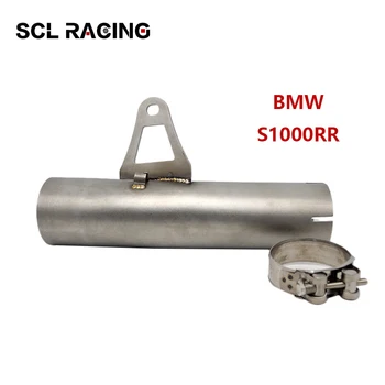 

Alconstar 1PC 60mm Stainless Steel Motorcycle Exhaust Middle Pipe Mid Link Pipe For BMW S1000RR 2010-2014