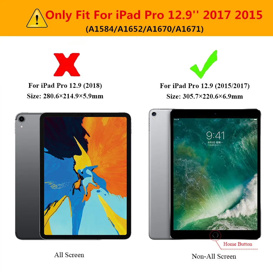 Смарт-чехол для iPad Pro 12,9 дюйма A1584 A1652 A6170 A1671 Съемная Беспроводной Blutooth клавиатуры Чехол для iPad Pro 12,9