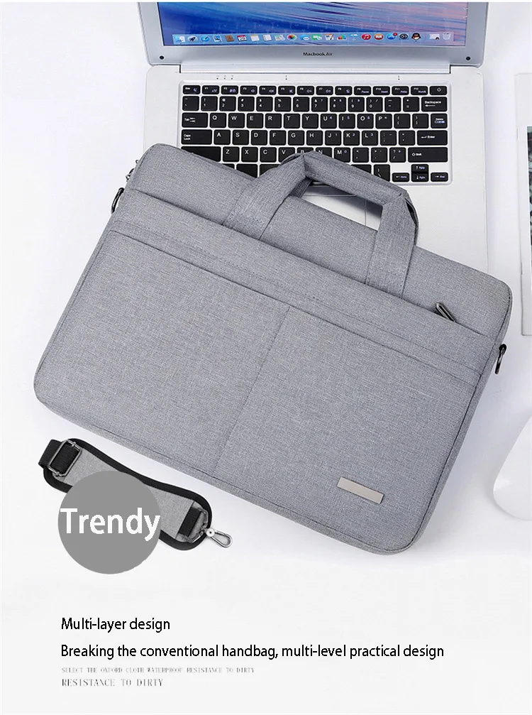 best laptop bags Laptop Case 13.3 14 15.6 16.1 Inch One Shoulder Laptop Case for MacBook Air Pro Lenovo Dell Huawei Handbag Briefcase laptop backpack